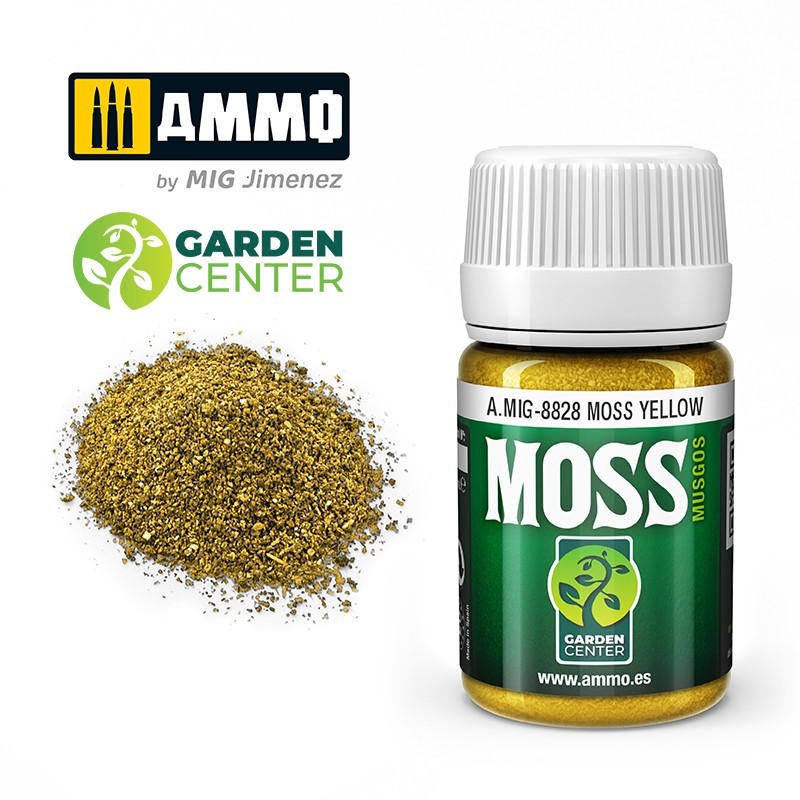 AMMO by MIG MOSS Yellow - Laser-cut Plants (A.MIG-8828)