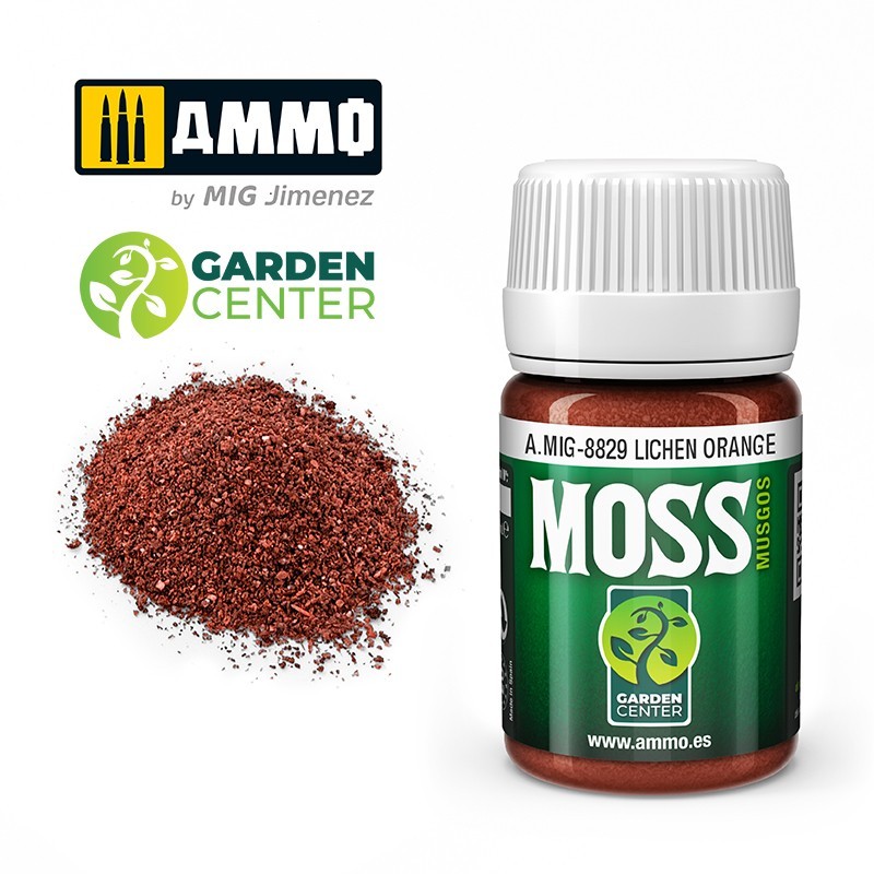 AMMO by MIG Lichen Orange MOSS - Laser-cut Plants (A.MIG-8829)