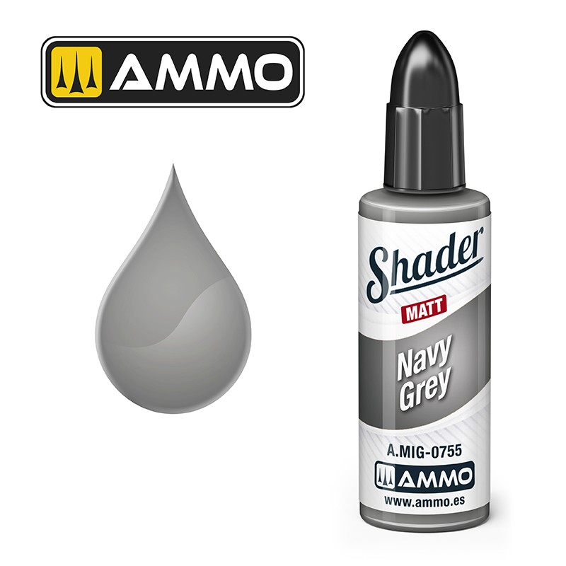 MATT SHADER Navy Grey