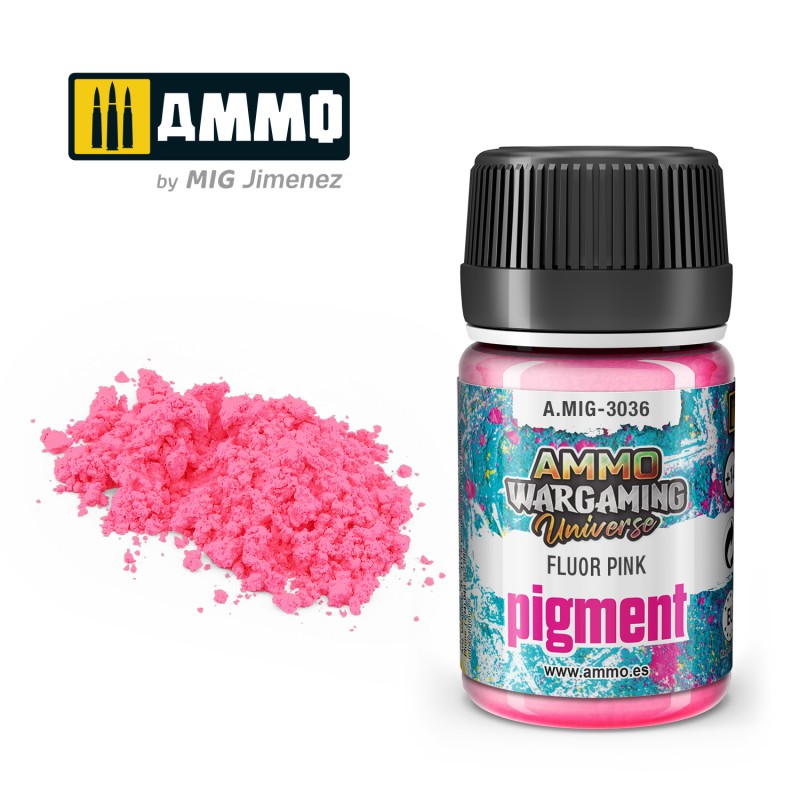 Fluor Pink Fluorescent Pigment AMMO by MIG Jimenez