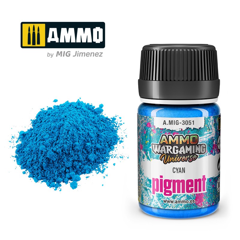 Cyan modelársky pigment