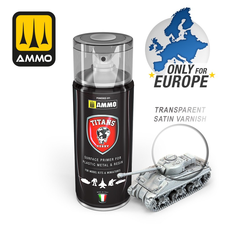 TITANS HOBBY Transparent Satin Varnish (400mL)