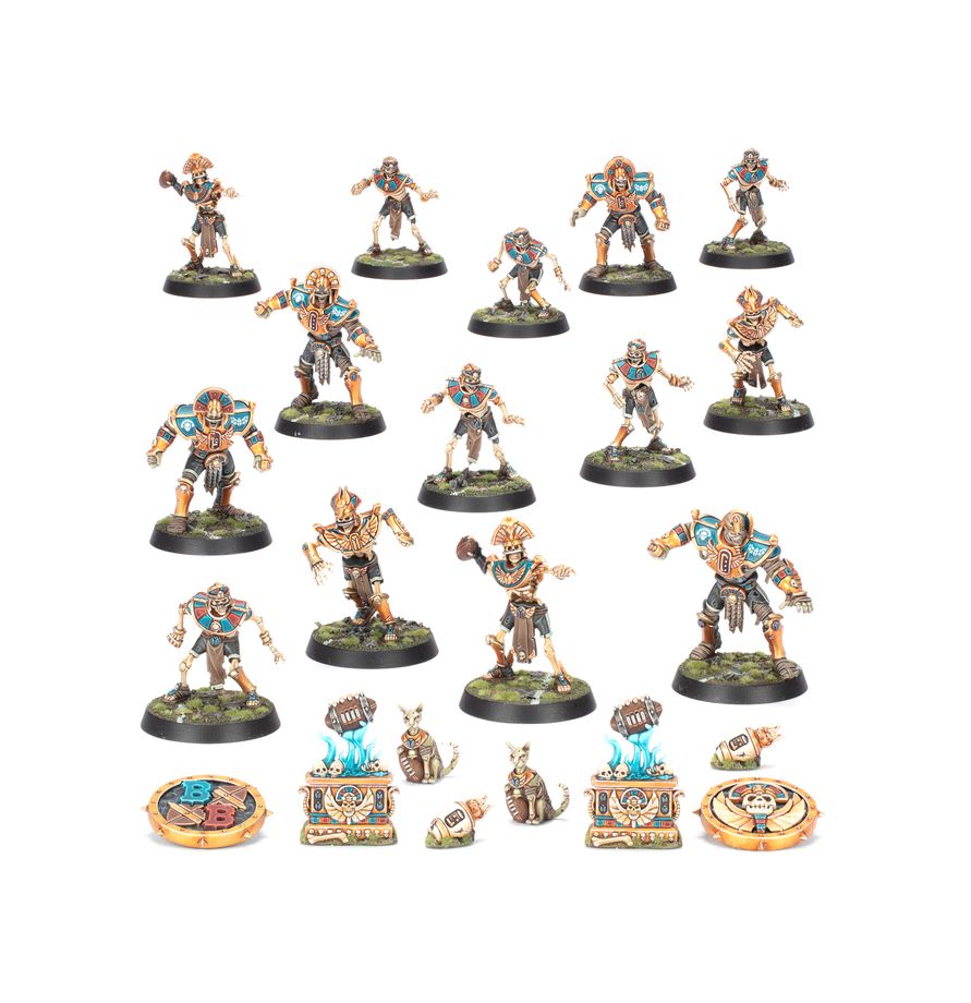 Brionne Barons and Nehekhara Nightmares for Blood Bowl