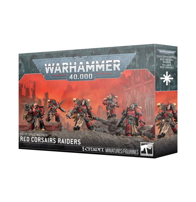 Warhammer 40,000: Red Corsairs Raiders box art