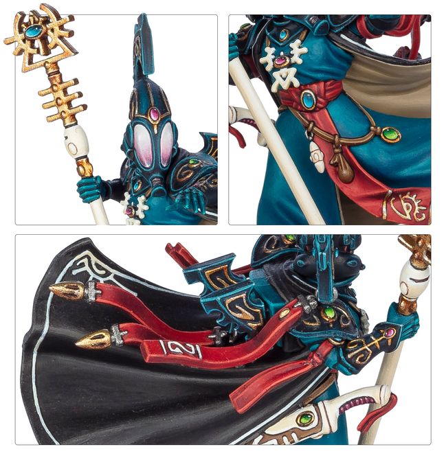 Aeldari Kharseth detail modelu