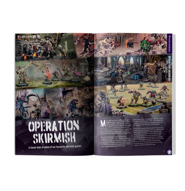 Operation Skirmish spread preview from White Dwarf 521