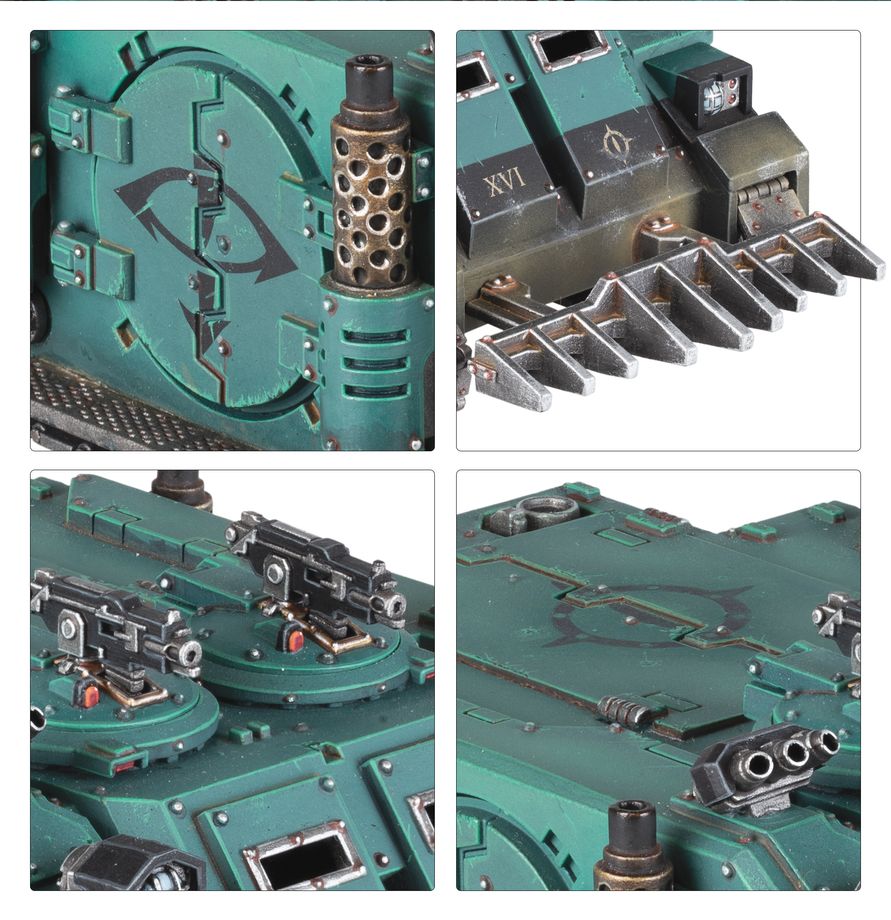 Infantry and Rhino from the Legiones Astartes Combat Force