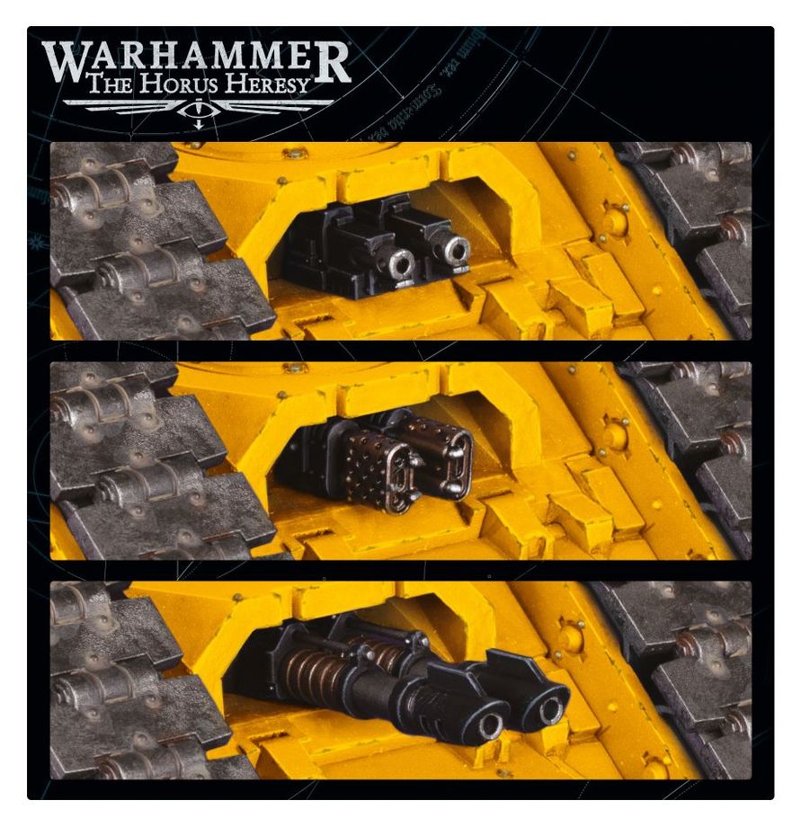 Armour detail on the Land Raider Proteus