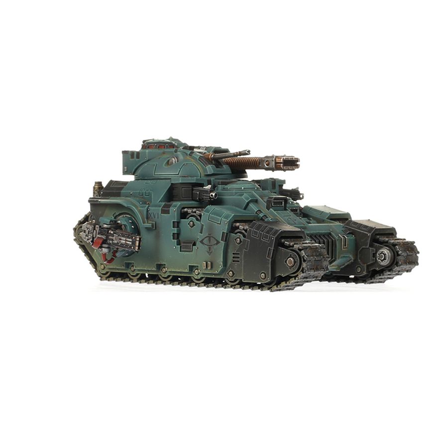 Close-up of the Kratos Heavy Assault Tank hull and main gun