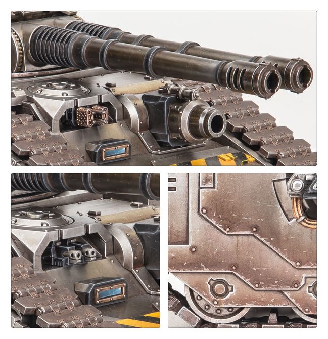 The Horus Heresy - Fellblade Super-Heavy Battle Tank boční pohled