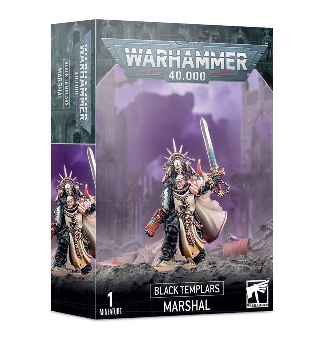 Black Templars Marshal – Space Marines Crusade Commander box art