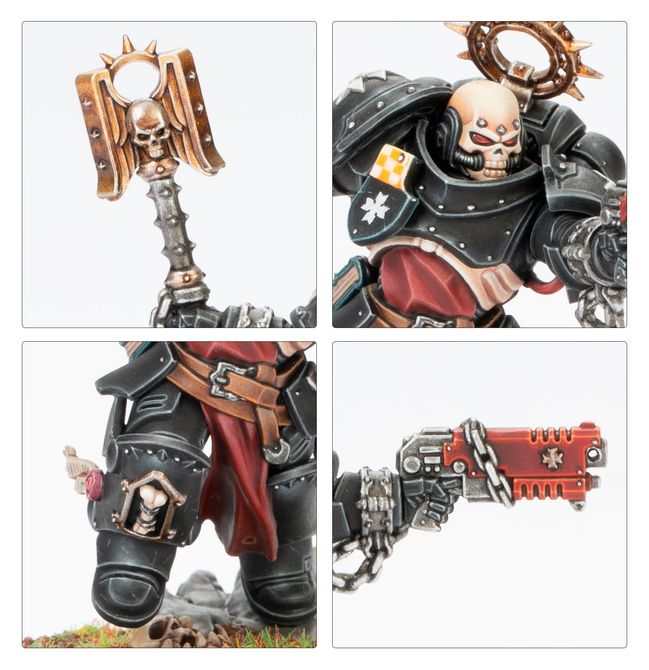 Black Templars Execrator model detail