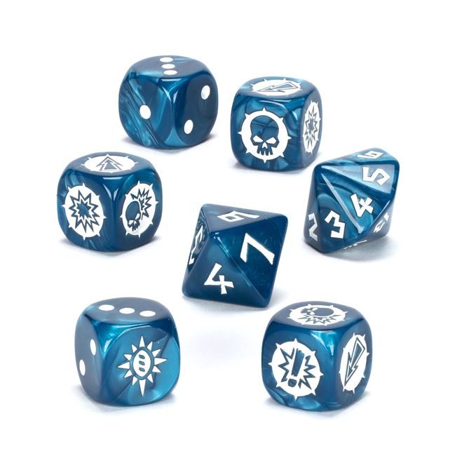 Blood Bowl High Elf Team Dice Set kostky