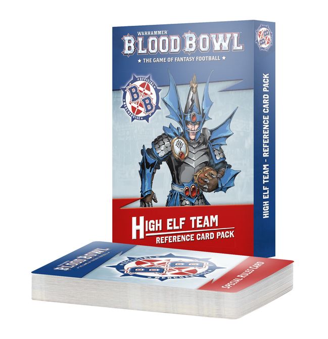 Blood Bowl High Elf Team Reference Card Pack