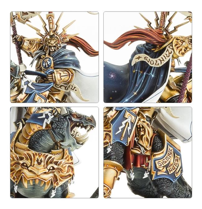 Detail of Vandus Hammerhand armour and hammer