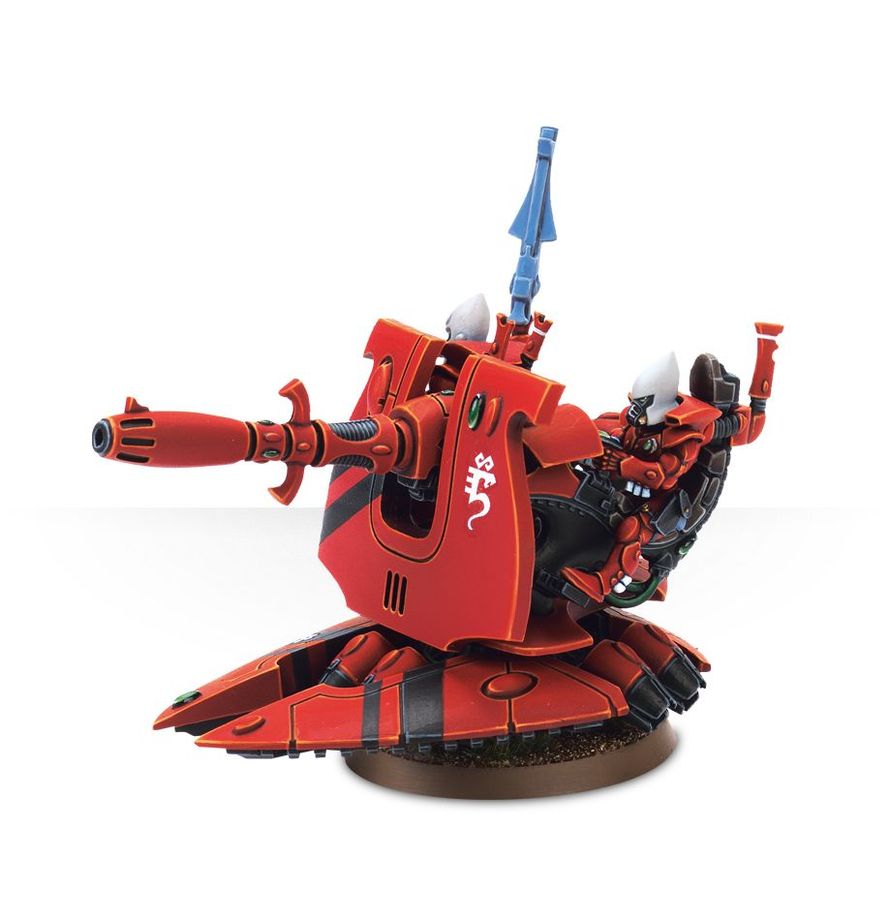 Aeldari Support Weapon on an elegant grav platform