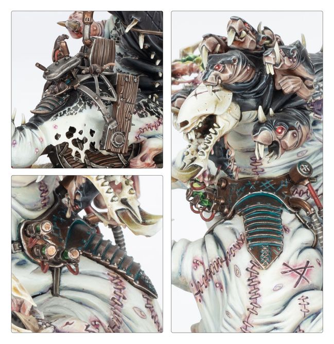 Mutated body detail of the Hell Pit Abomination