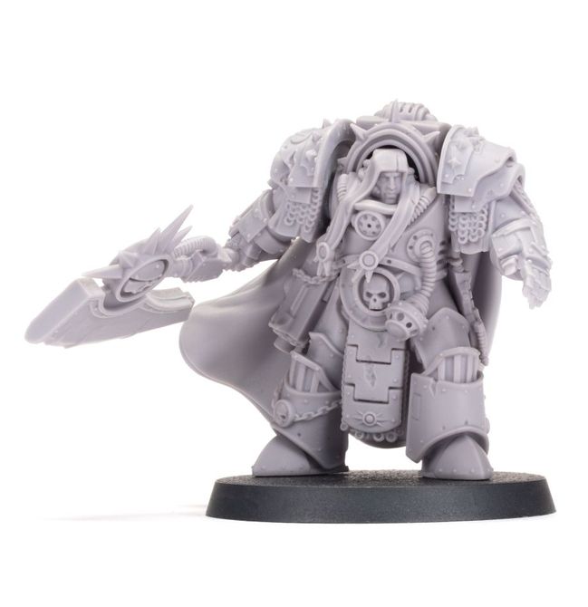 Death Guard Legion Cataphractii Praetor alternate head and side profile