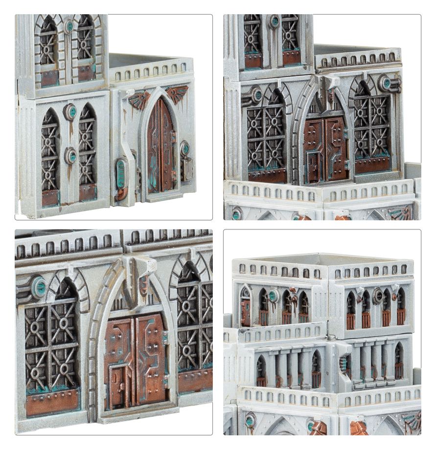 Legions Imperialis Civitas Imperialis on an urban battlefield