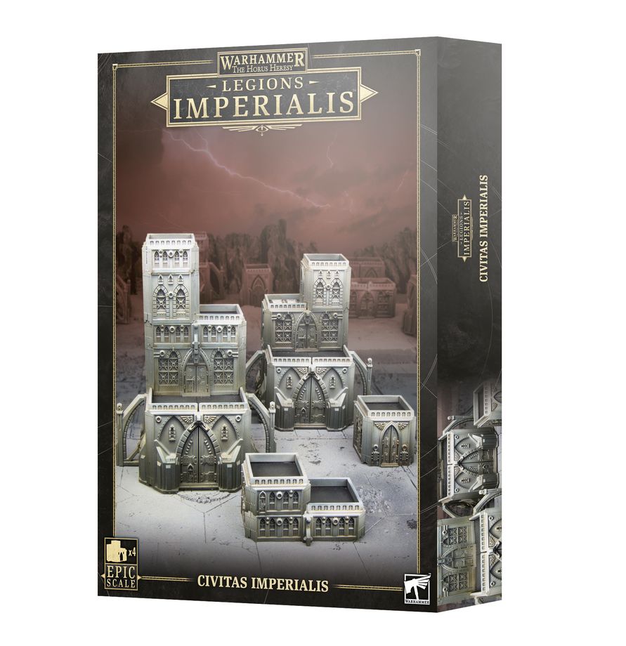 Epic scale Civitas Imperialis buildings in a developing cityscape