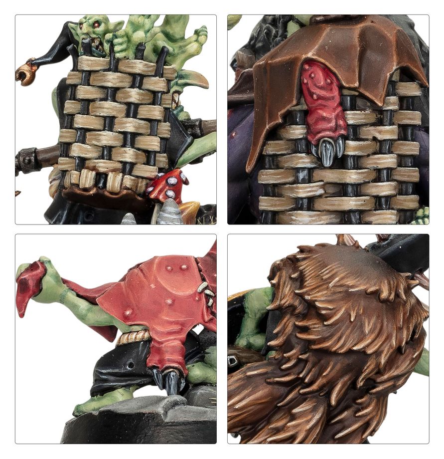 Detail of Borgit’s Beastgrabbaz for Gloomspite Gitz players