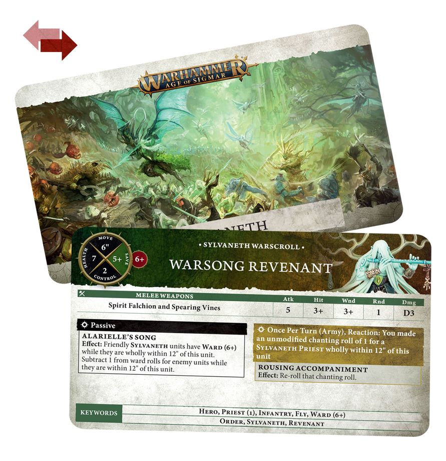 Sylvaneth reference cards as a useful Age of Sigmar accessory