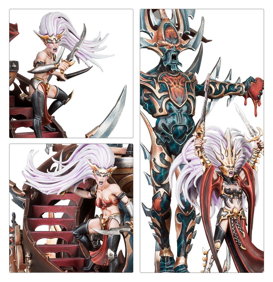 Fast and deadly Daughters of Khaine fighters