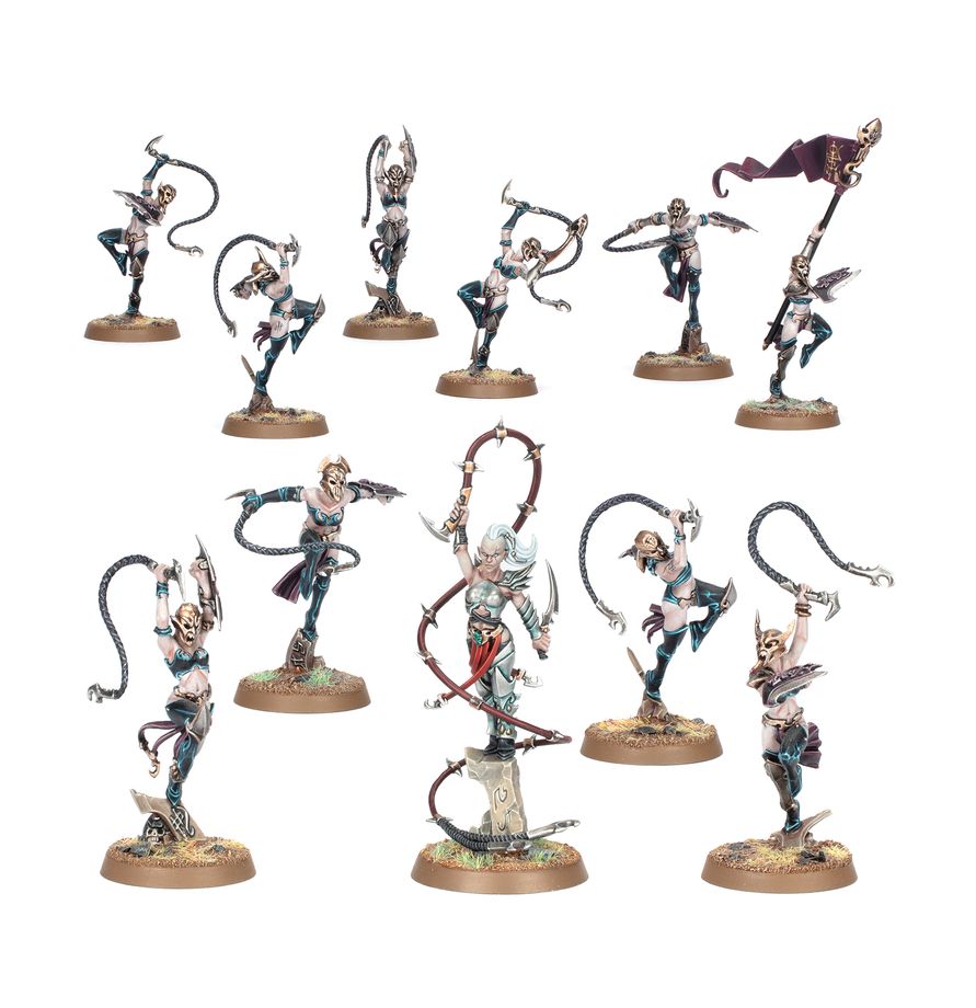 Warhammer Age of Sigmar: Daughters of Khaine – Regiment of Renown: The Crimson Lash box art