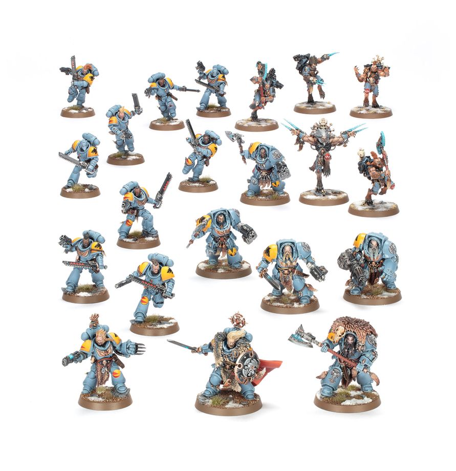 Combat Patrol Space Wolves with hero and elite units