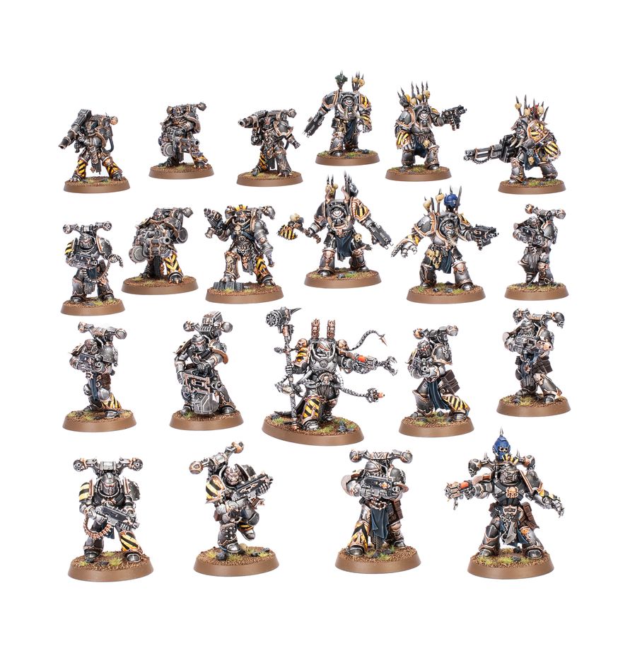 Combat Patrol Iron Warriors ako tematická sila Chaos Space Marines