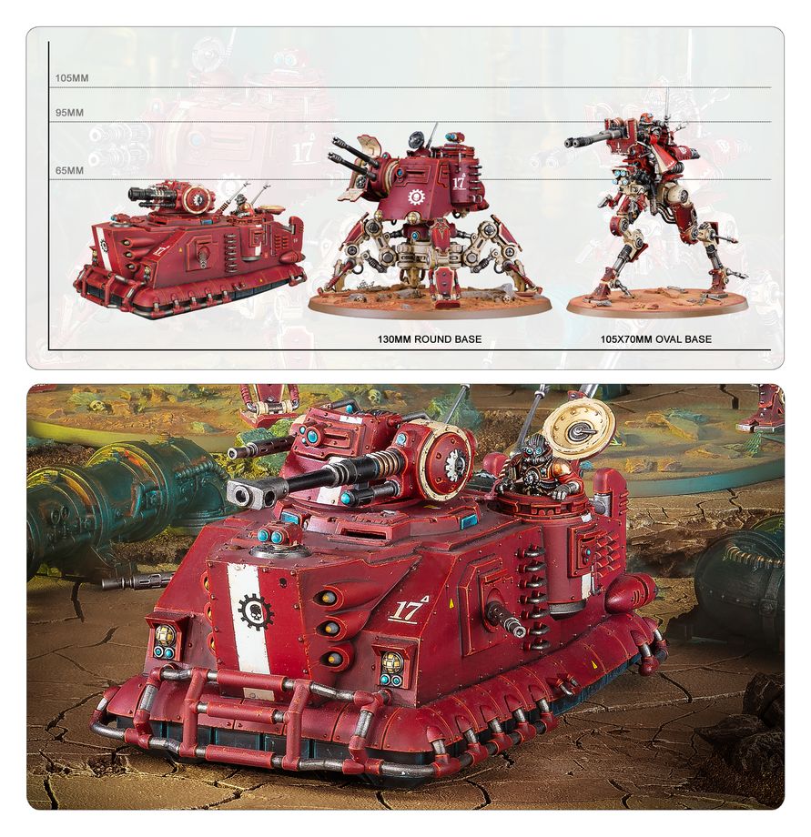 Adeptus Mechanicus battalion ako mechanizované rozšírenie armády