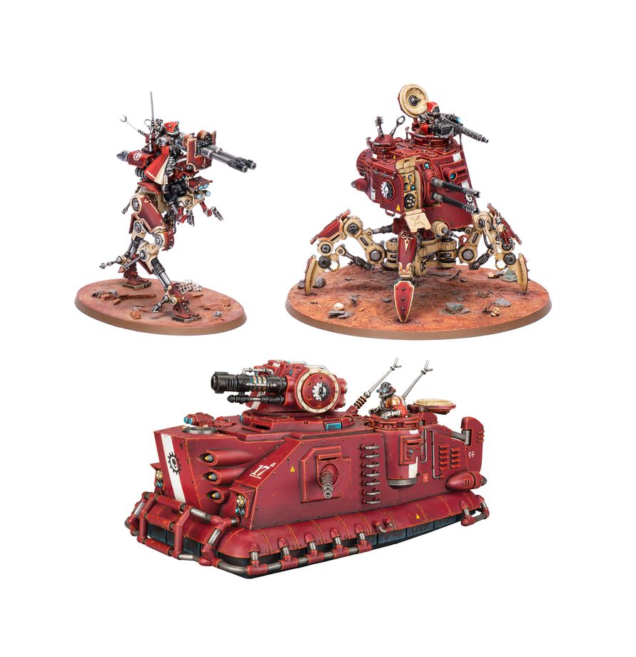 Mechanizované jednotky Adeptus Mechanicus z battalion sady
