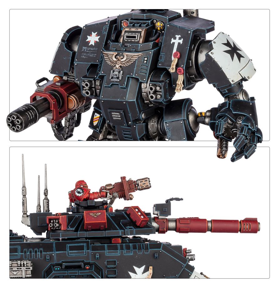 Dreadnought a obrnené vozidlá v armáde Sons of Dorn