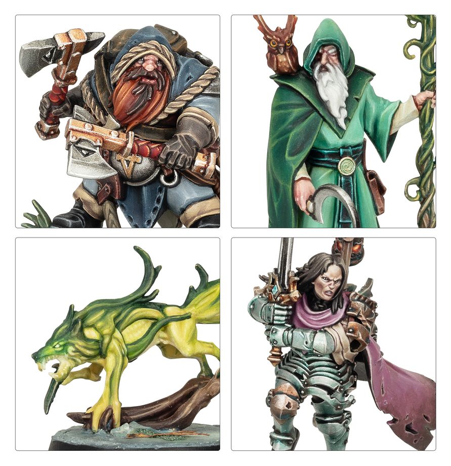 Warhammer Quest Darkwater miniatures as a varied and characterful painting project