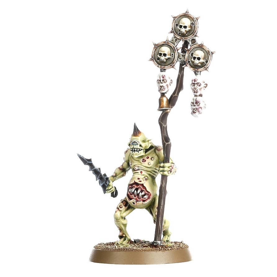 Plaguebearers of Nurgle jako démonická pěchota frakce Maggotkin of Nurgle