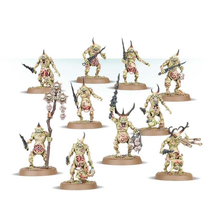 Warhammer Age of Sigmar: Maggotkin of Nurgle - Plaguebearers of Nurgle box art