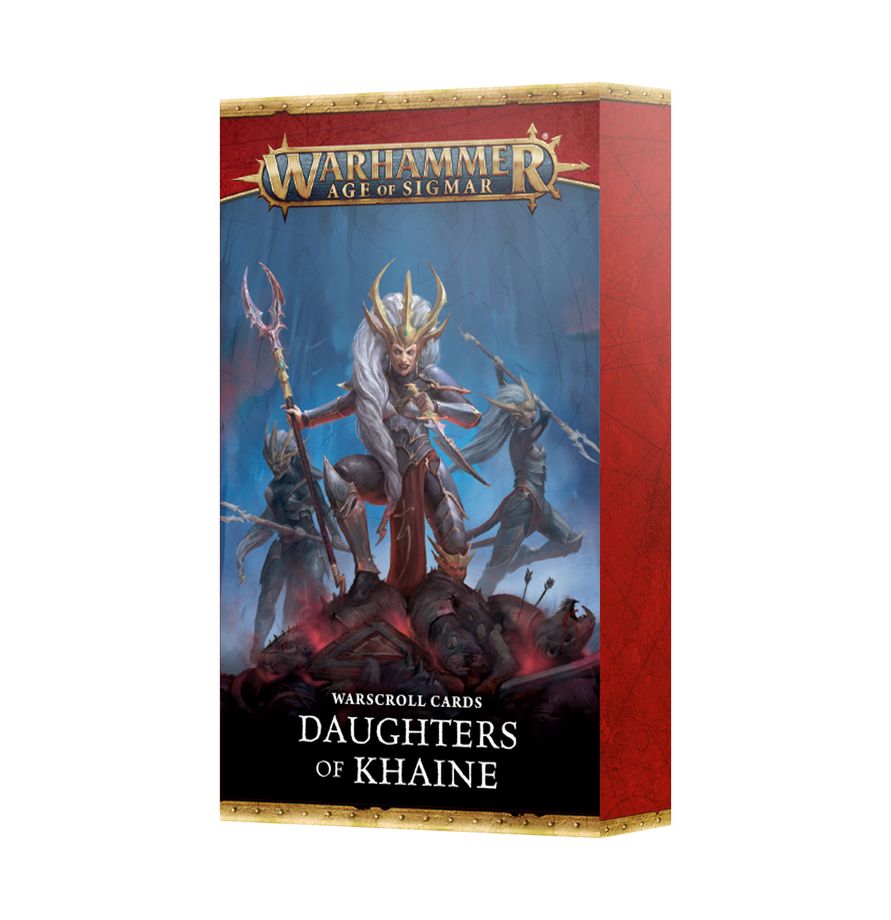 Warscroll karty pro armádu Daughters of Khaine