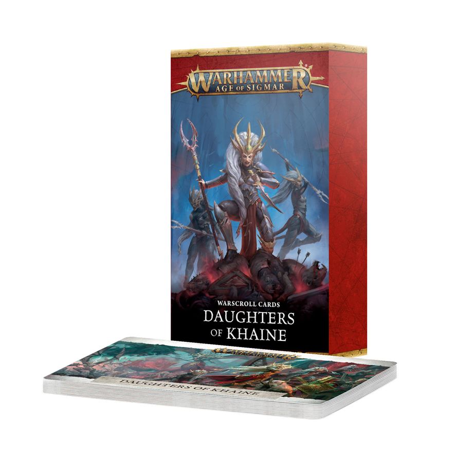 Warhammer Age of Sigmar: Daughters of Khaine - Warscroll Cards: Daughters of Khaine