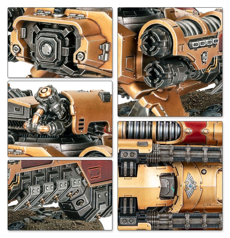 Caladius Grav-Tank ako dominanta armády Legio Custodes