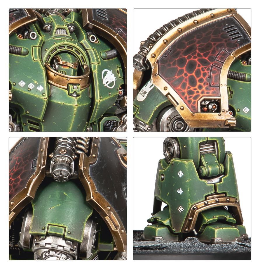 Malířský detail Saturnine Siege Dreadnought
