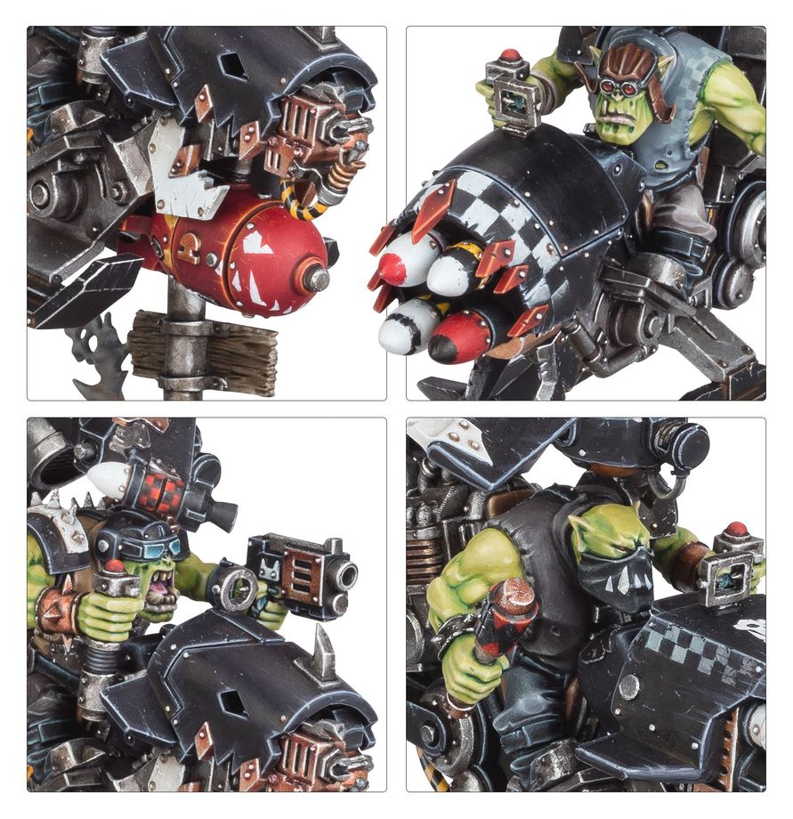 Ork vehicle with metal details and exhausts