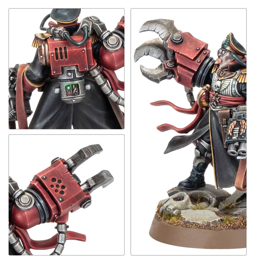 Commissar Yarrick as a command model for Astra Militarum