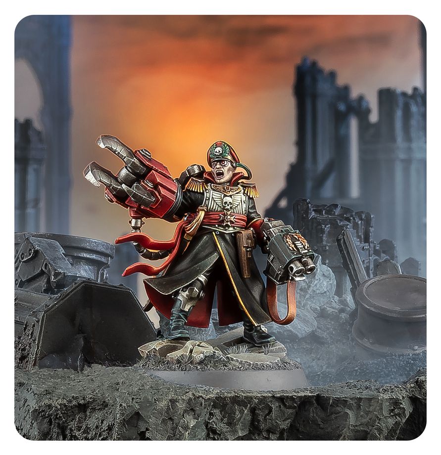 Commissar Yarrick, iconic Astra Militarum character for Warhammer 40,000