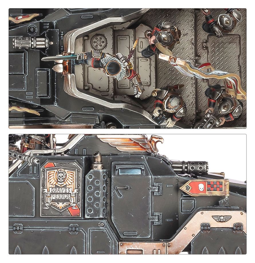 Commissar Graves with an Astra Militarum army