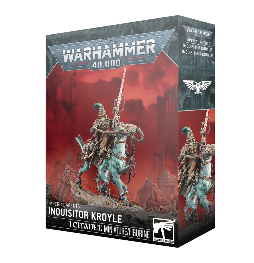 Detailed Inquisitor Kroyle miniature for Imperial Agents