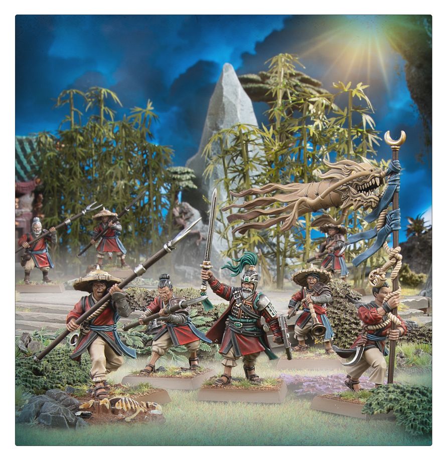 Warhammer: The Old World Grand Cathay Peasant Levy pěchota