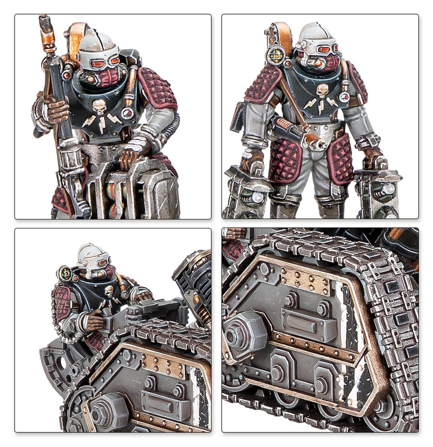 Detail of a Rapier platform with Solar Auxilia crew and heavy weaponry