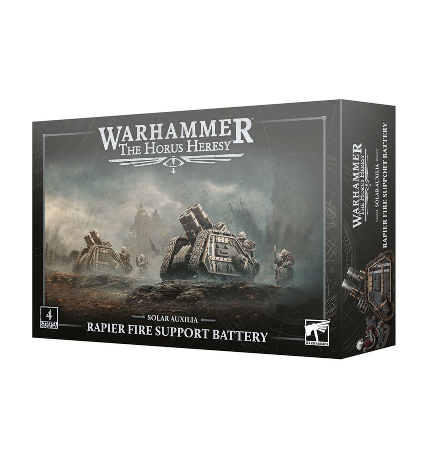 Rapier Fire Support Battery providing heavy support for a Solar Auxilia army