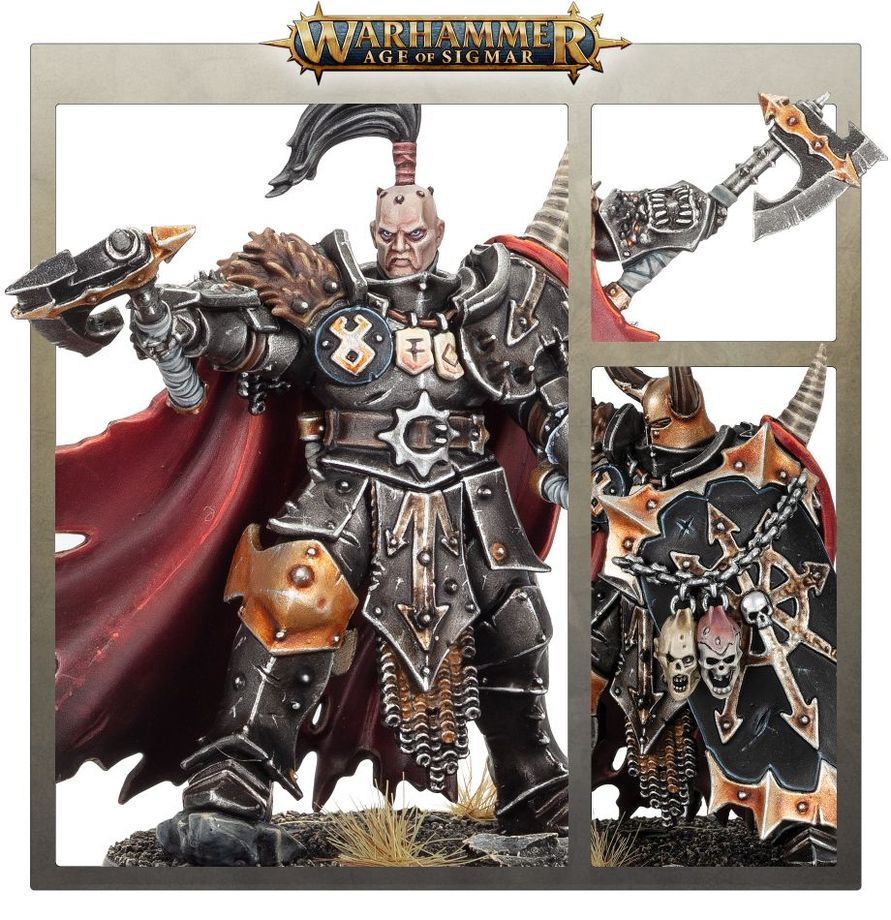 Exalted Hero of Chaos in a Slaves to Darkness army