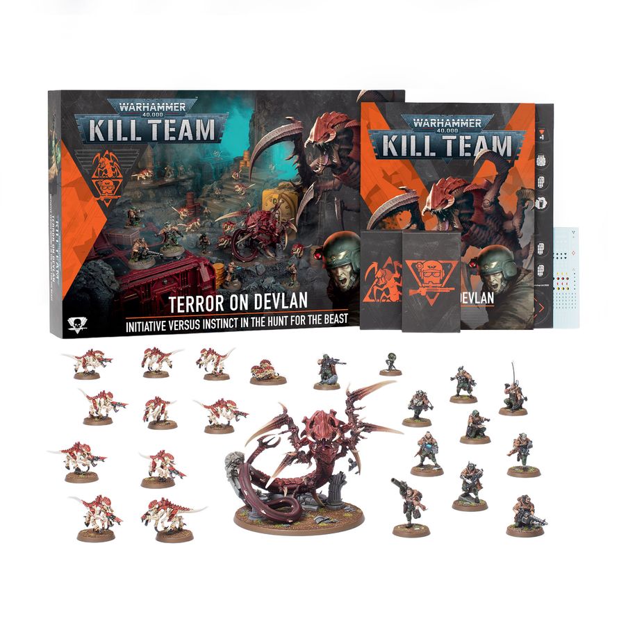 Kill Team Terror on Devlan box s modely Spectre Squad, Red Terror a Tyranidy